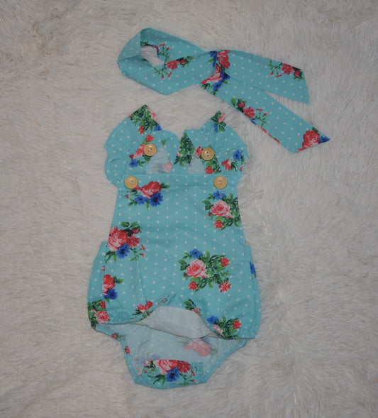 Baby Clothes  with Headband( Diferentes Colores)